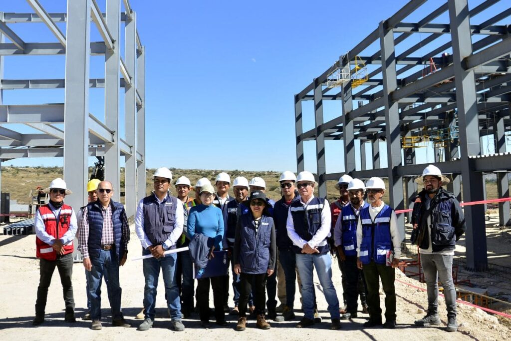 avance construcción de CU2 BUAP