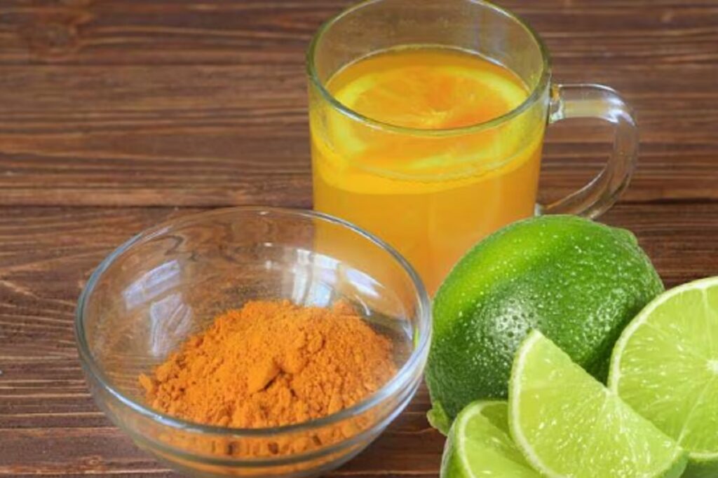 cúrcuma con limón