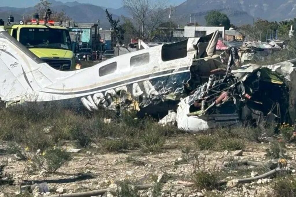 desplome de avioneta en Coahuila