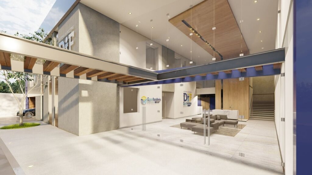 exterior dif san andres cholula construccion