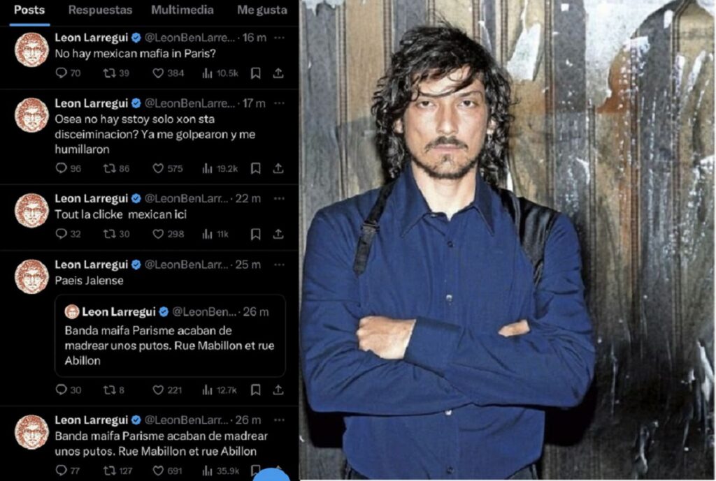 golpean a leon larregui