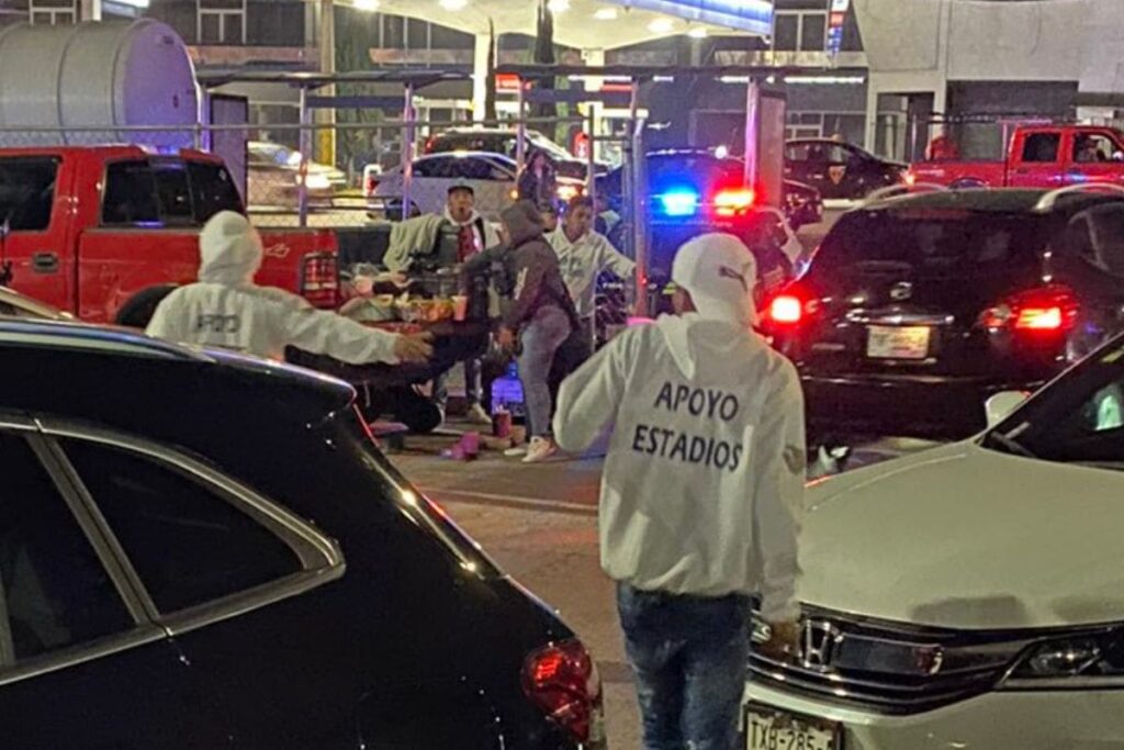 agresión estacionamiento estadio Cuauhtémoc