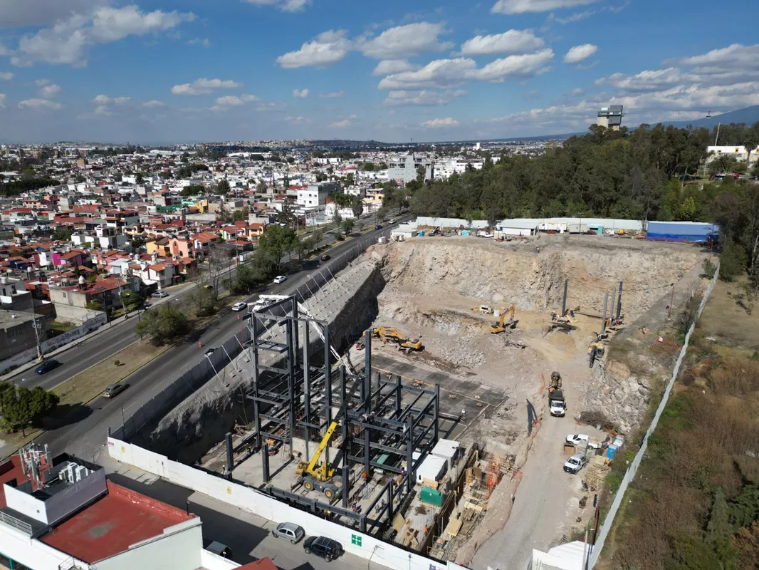 FOTOS: Así se ve el avance en la construcción de la nueva sede del Congreso de Puebla 1 Así se ve el avance en la construcción de la nueva sede del Congreso de Puebla