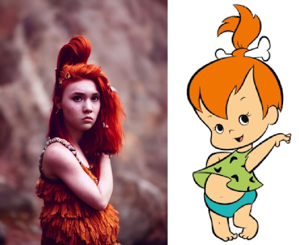 Inteligencia Artificial da vida a Los Picapiedra en imágenes sorprendentes 12 pebbles picapiedra