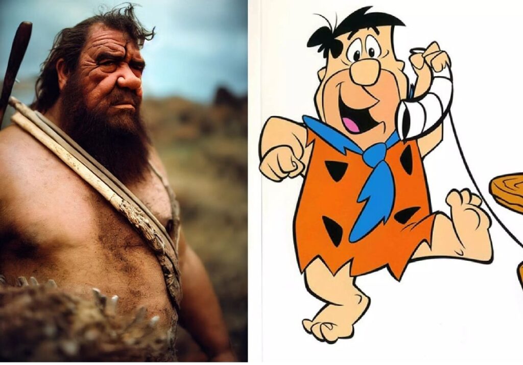 Inteligencia Artificial da vida a Los Picapiedra en imágenes sorprendentes 8 pedro picapiedra