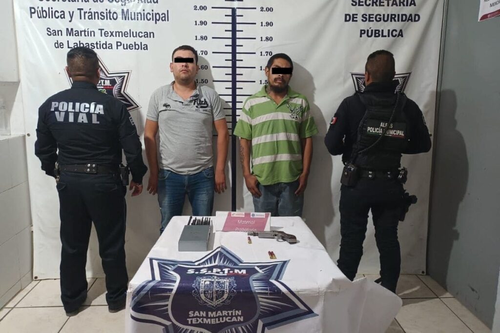 Policía de San Martín Texmelucan robo tráiler
