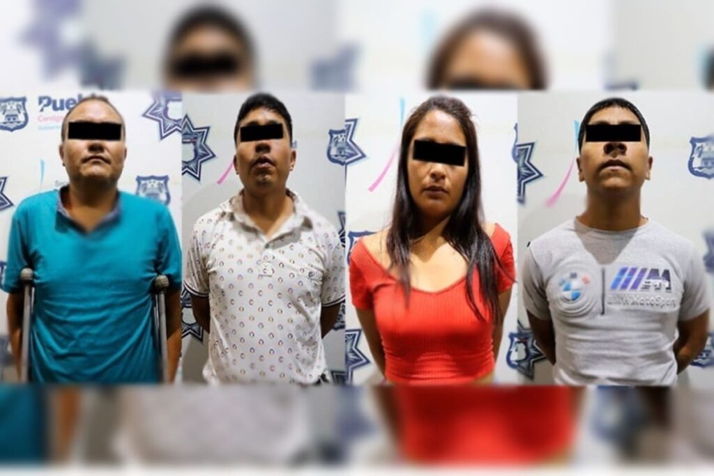 detenidos robo ruta Azteca