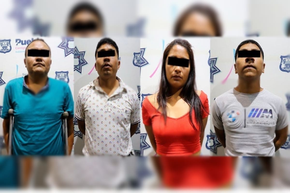 detenidos robo ruta Azteca