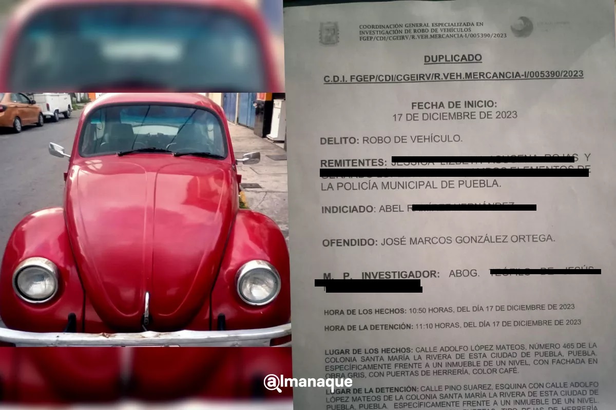 Poblano detiene a ladrón que se llevaba su auto: Fiscalía lo deja libre y ahora debe 13 mil pesos 1 robo de vehiculo puebla