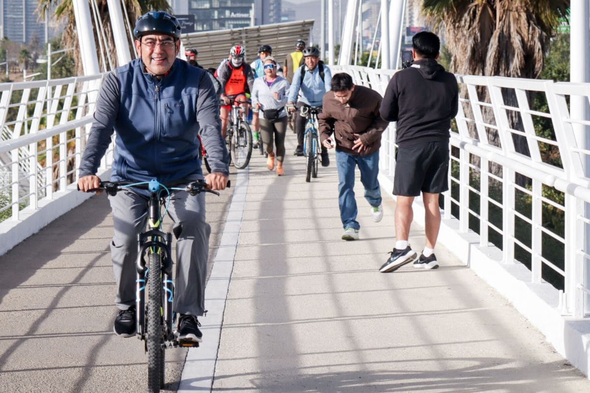 Con rodada, Sergio Salomón inaugura remodelación de la ciclovía Atlixcáyotl 1 rehabilitación ciclovía Atlixcáyotl Puebla