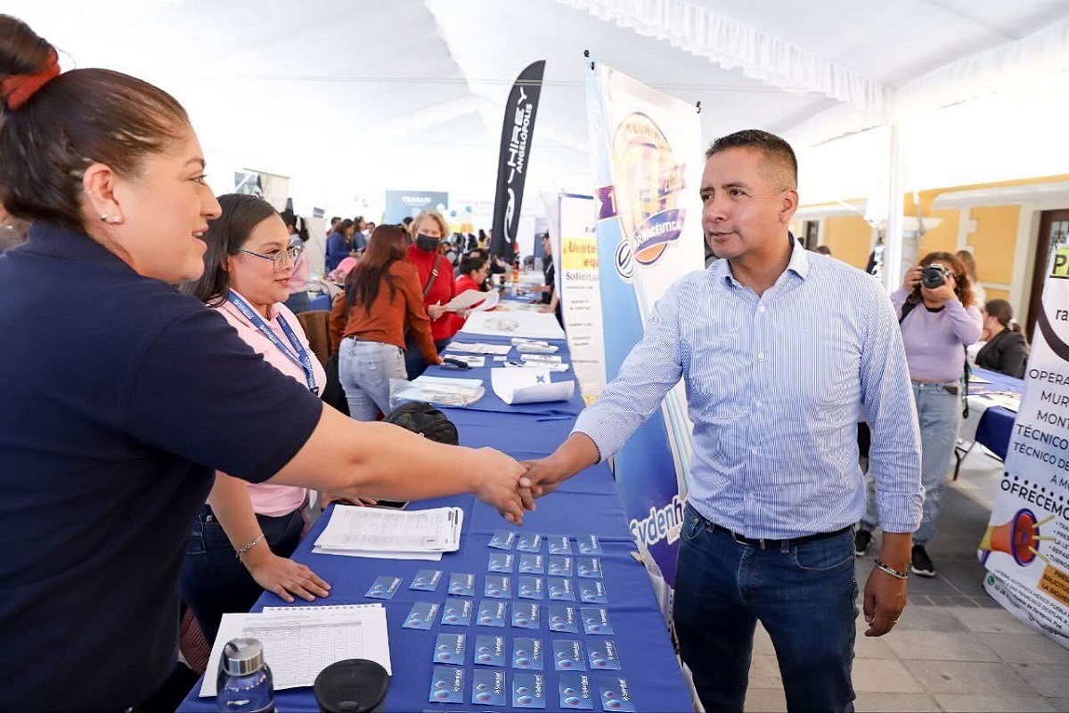 Realizan Ayuntamiento de San Andrés Cholula y Secretaría del Trabajo primera Feria del Empleo del año 1 san andres cholula y secretaria del trabajo