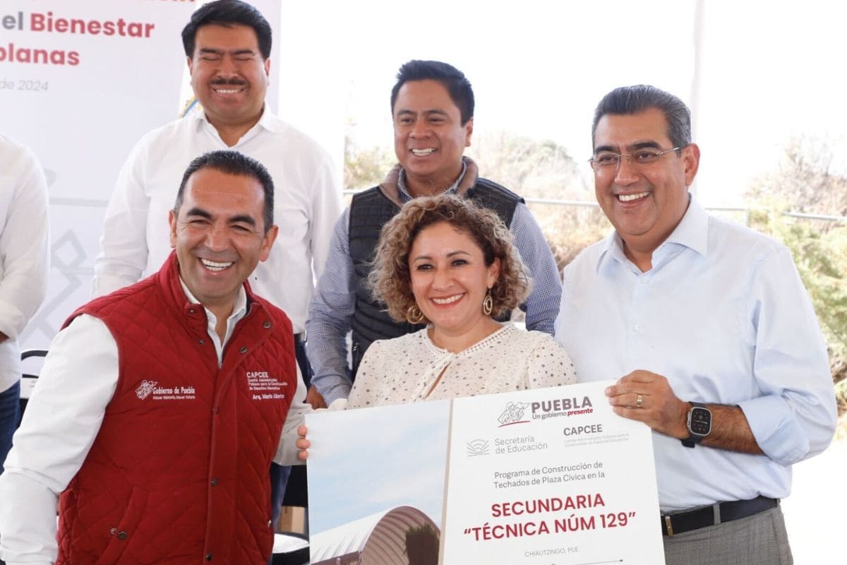 Actual gobierno estatal ejecuta obra pública como nunca había sucedido en Puebla: Sergio Salomón 1 Sergio Salomón inversión municipios