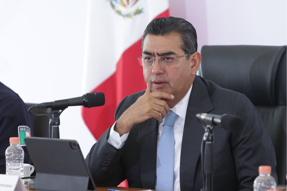 “No permitiremos que con mentiras se lucre con la paz de Puebla”: Sergio Salomón 1 Sergio Salomón mentiras Lalo Rivera inseguridad