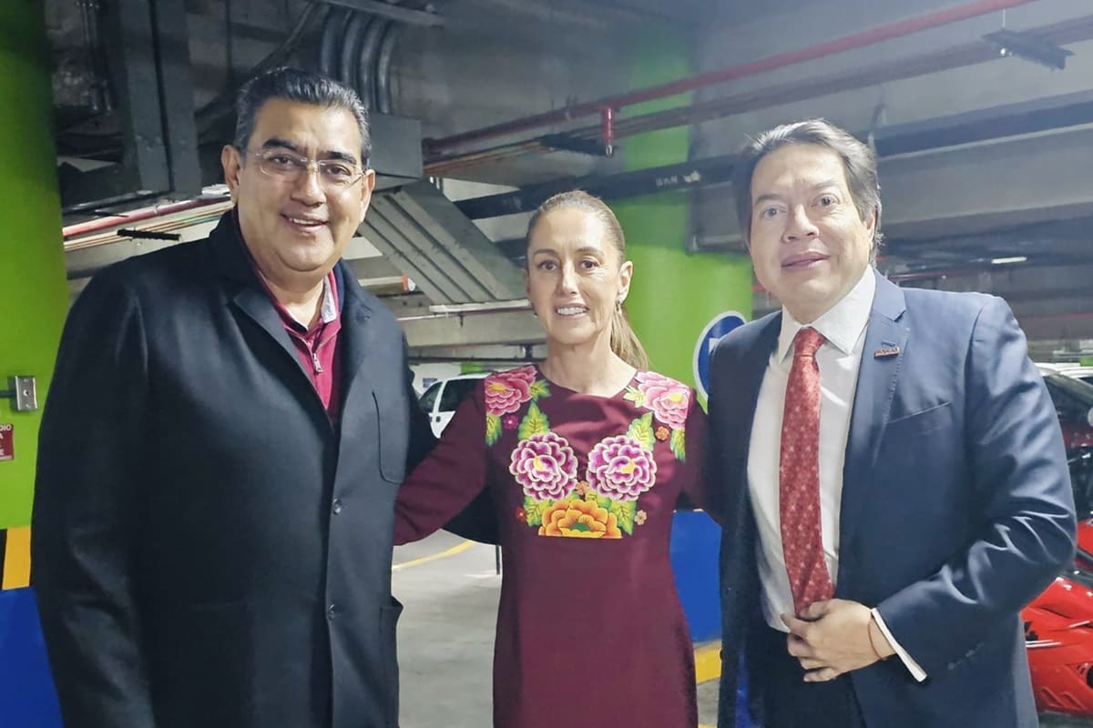 Sergio Salomón respalda a Claudia Sheinbaum en su ratificación como candidata presidencial 1 Sergio Salomón acompaña a Claudia Sheinbaum
