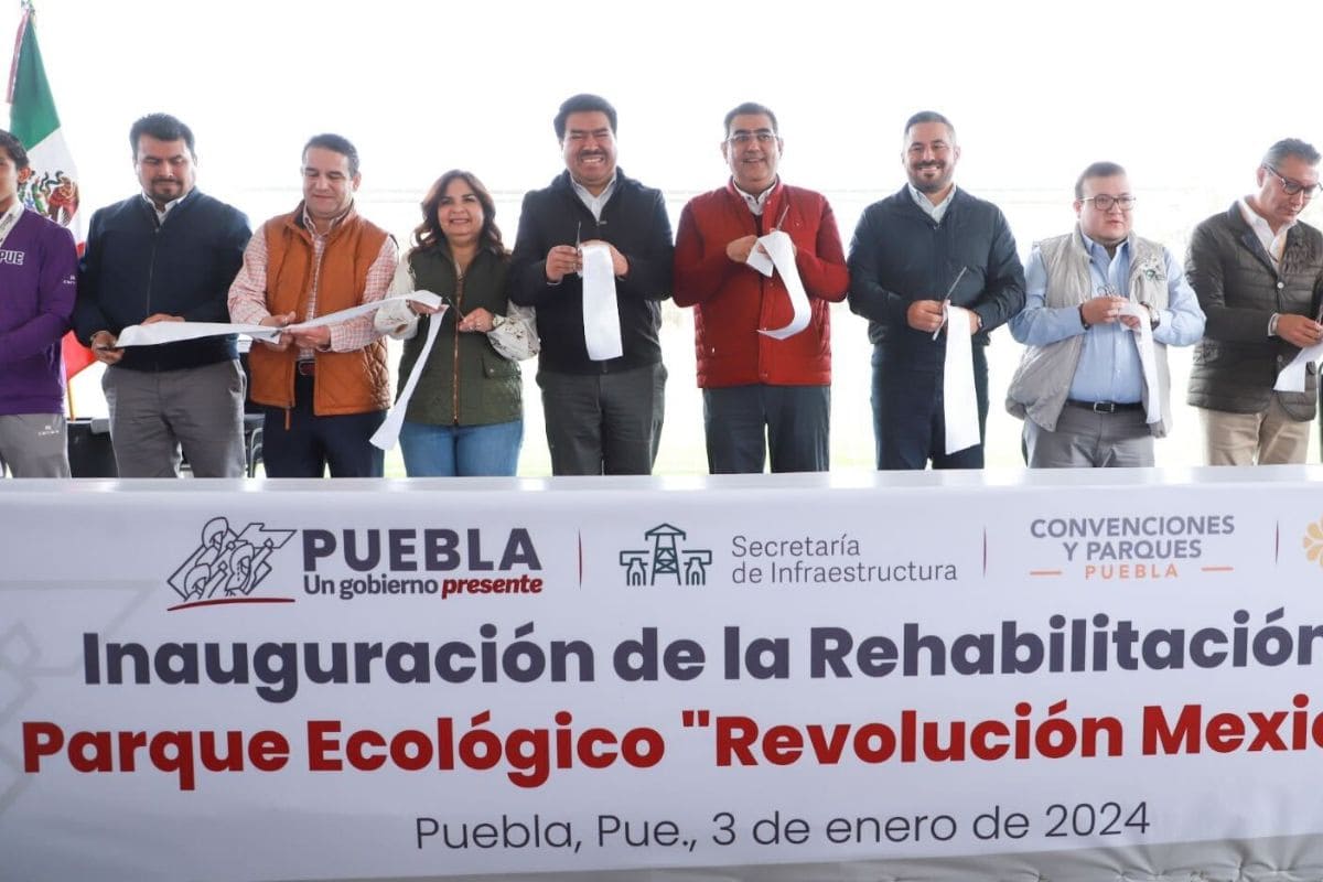 Mejora Gobierno de Puebla espacios públicos para fortalecer núcleo familiar: Sergio Salomón 1 Sergio Salomón rehabilitación Parque Ecológico
