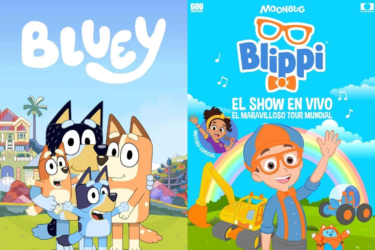 Bluey y Blippi, los shows para niños que estarán en Puebla: costos y fechas 1 Bluey y Blippi en Puebla 2024
