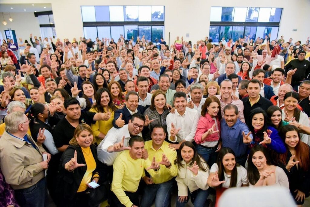 XÓCHITL GÁLVEZ Y LALO RIVERA SE REÚNEN CON ESTRUCTURAS PARTIDISTAS