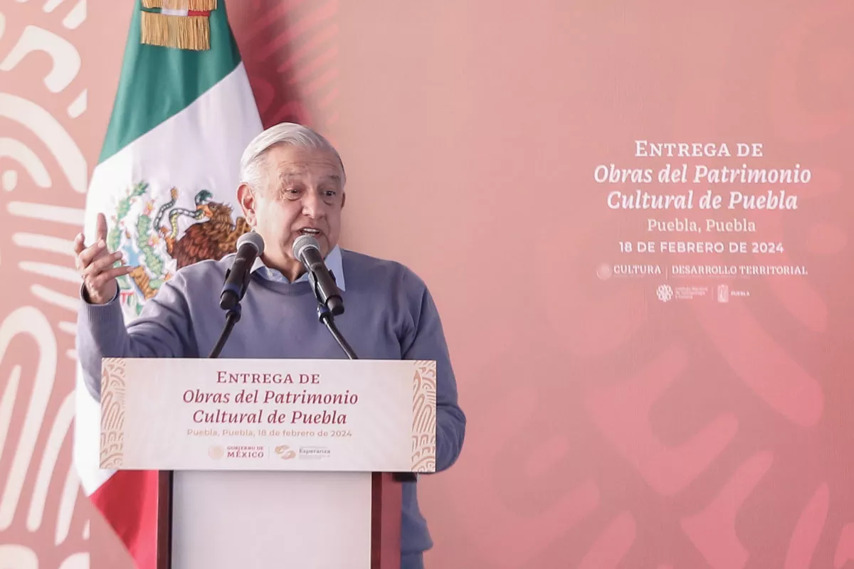 En su último año como presidente, AMLO promete seguir visitando Puebla 1 Andres Manuel Lopez obradorPatrimonio Cultural de Puebla Sergio Salomon 11