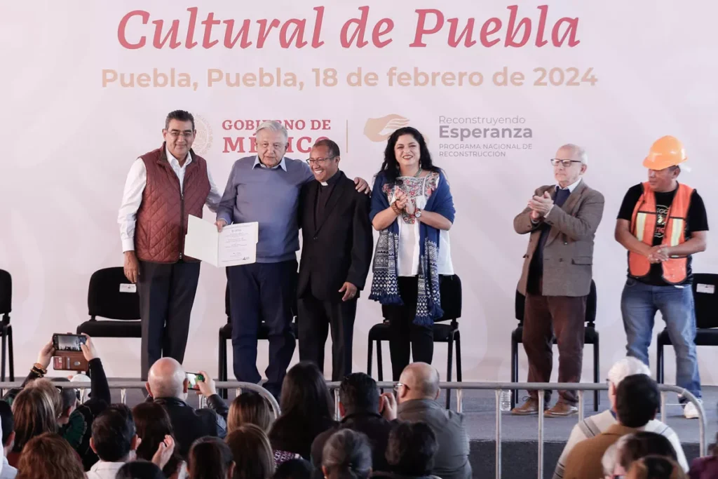 Andres Manuel Lopez obradorPatrimonio Cultural de Puebla Sergio Salomon 6