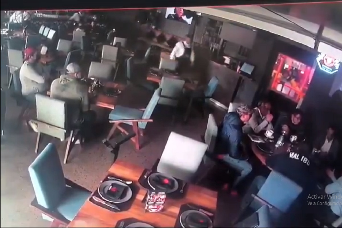 IMÁGENES FUERTES: Captan asesinato de empresario en un restaurante de Aguascalientes 1 Empresario asesinado en restaurante de Aguascalientes