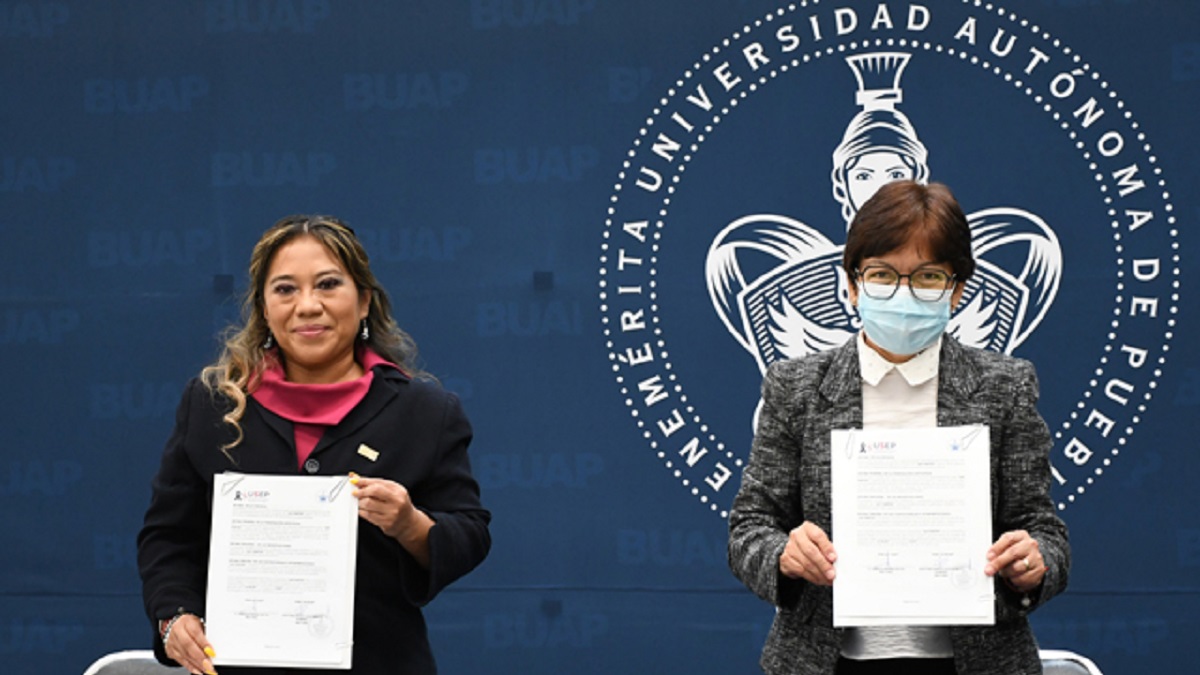 Encabeza Lilia Cedillo Ramírez convenio de colaboración entre la BUAP y la USEP 1 Encabeza la Rectora María Lilia Cedillo Ramírez convenio de colaboración entre la BUAP y la USEP