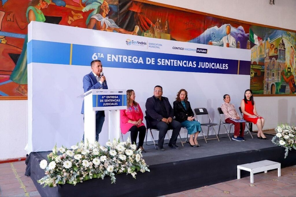 Encabeza Mundo Tlatehui sexta entrega de sentencias judiciales