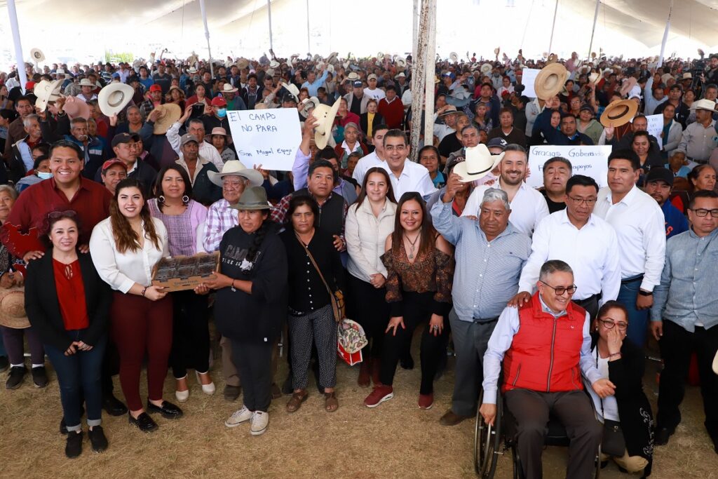 Fortalece gobierno de puebla al campo para garantizar mejores condiciones de vida
