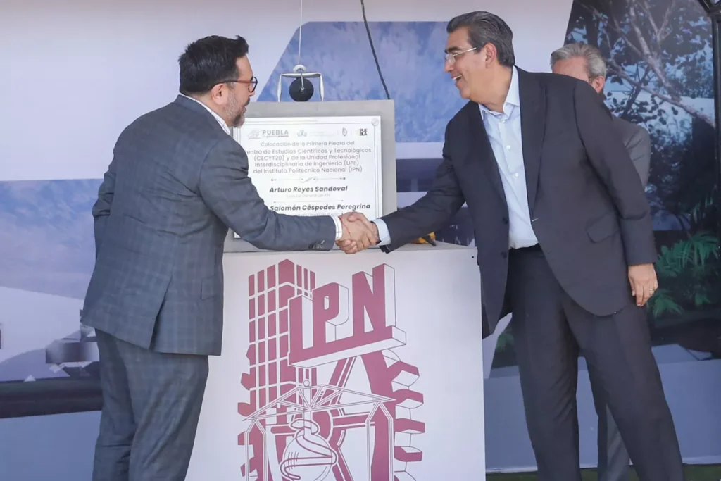 IPN Puebla Primera Piedra gobernador de puebla Sergio Salomon 4