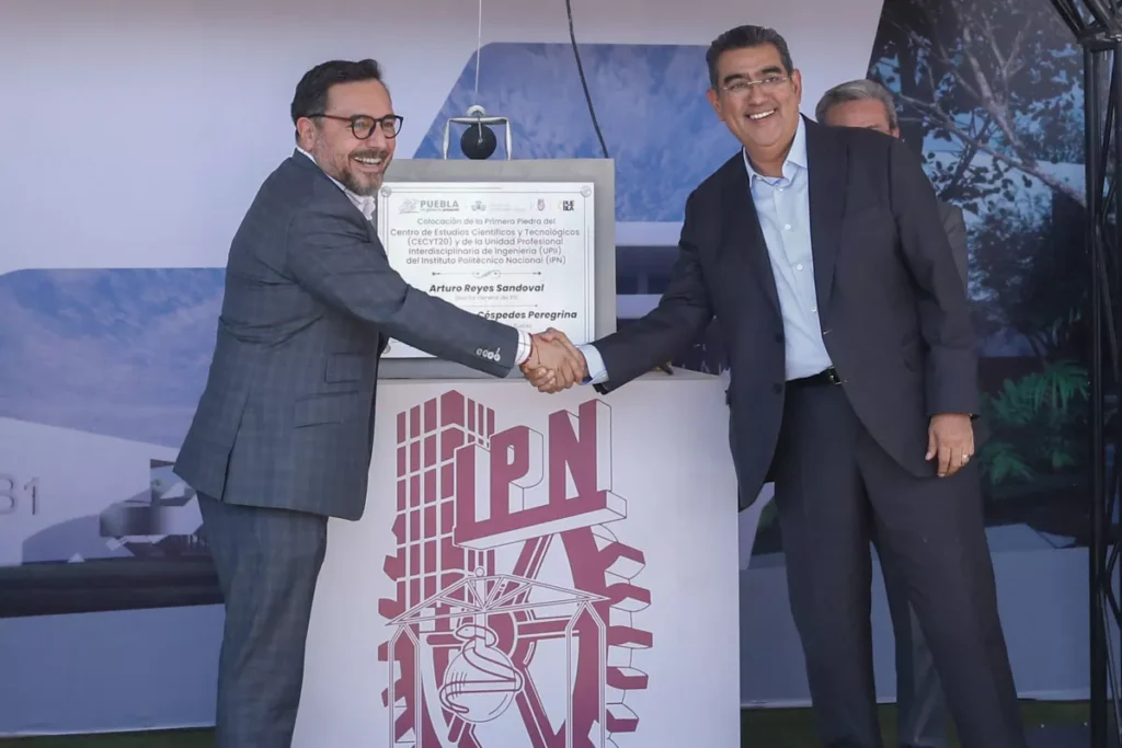IPN Puebla Primera Piedra gobernador de puebla Sergio Salomon 6