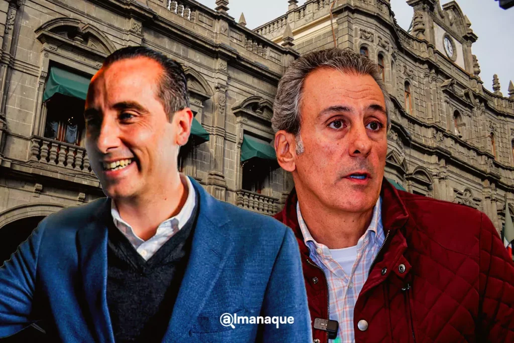 Mario Riestra vs Pepe Chedraui por la alcaldia de Puebla 1