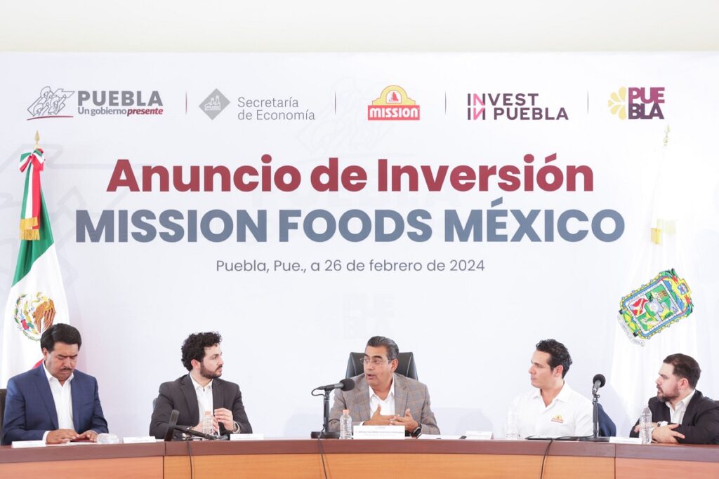 Mission Food anuncia inversión de 791 millones en Puebla