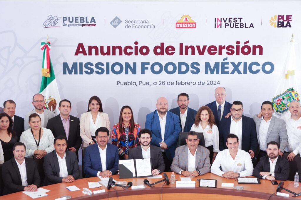 Mission Food anuncia inversión de 791 millones en Puebla