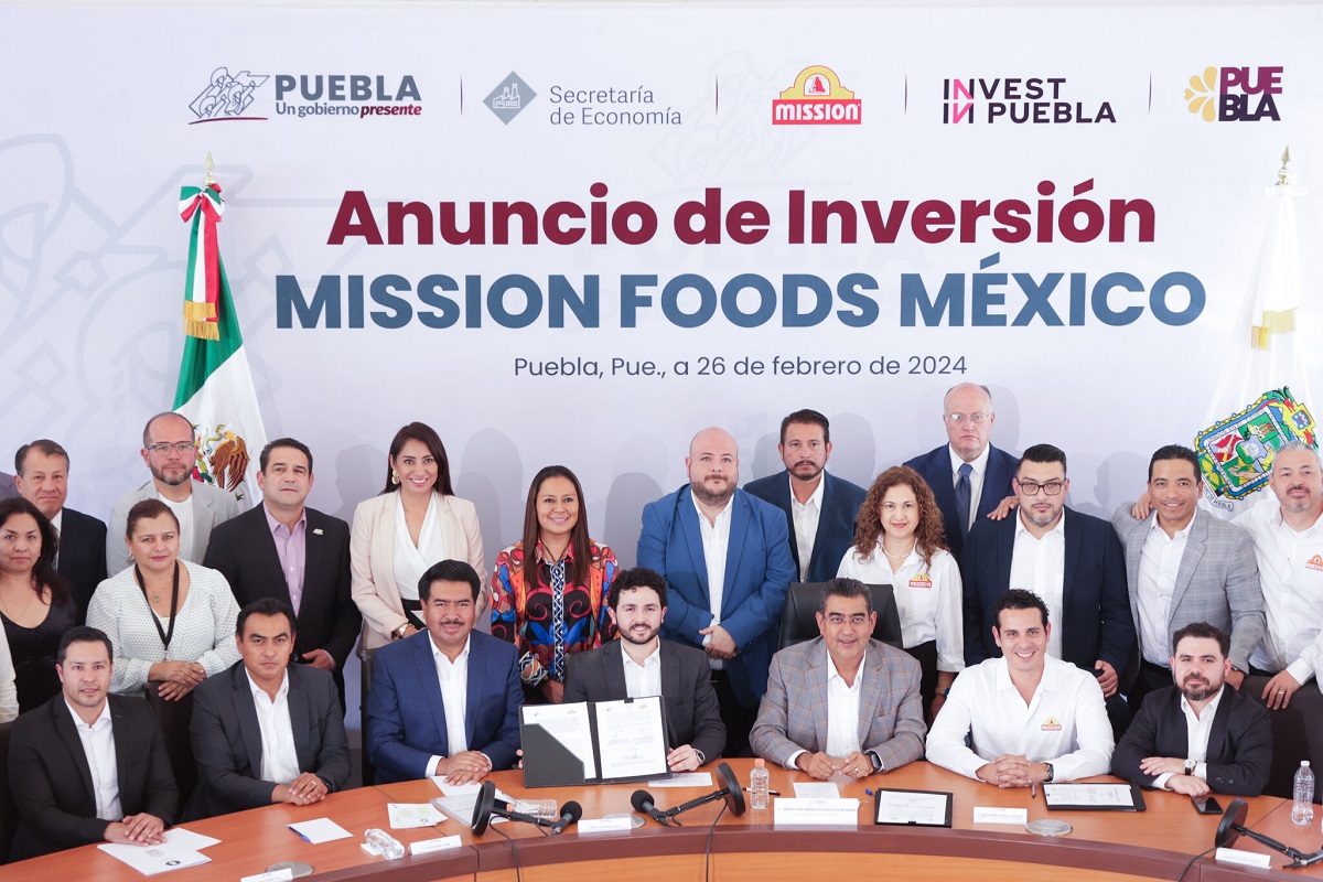 Mission Food anuncia inversión de 791 millones en Puebla 1 Mission Food anuncia inversión de 791 millones en Puebla