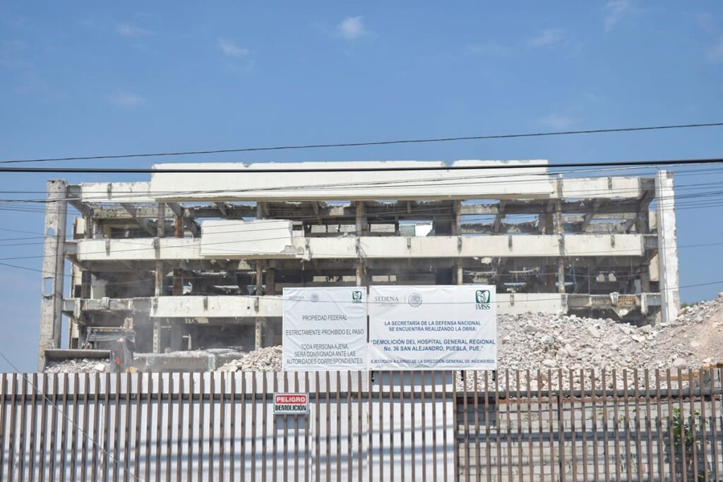 Construcción del nuevo San Alejandro IMSS