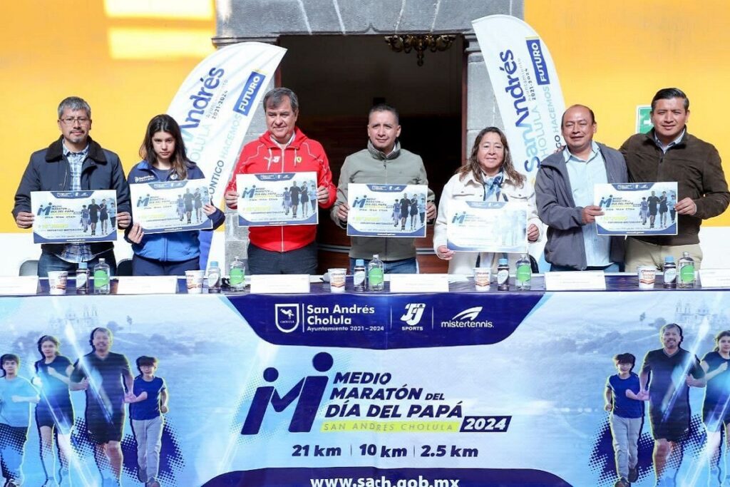 Presenta Mundo Tlatehui el medio maratón del Día del Papá 2024