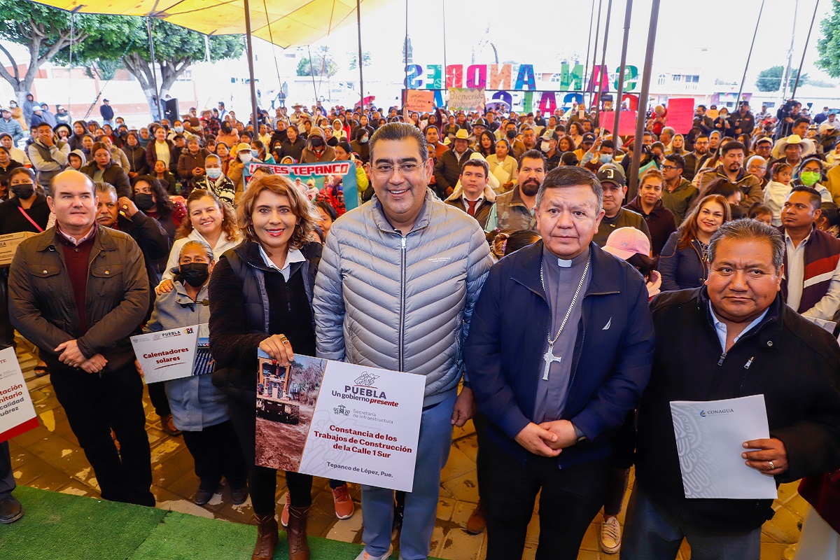 Propósito de acciones de gobierno, cambiar vida de las y los poblanos: Sergio Salomón 1 Propósito de acciones de gobierno, cambiar vida de las y los poblanos: Sergio Salomón