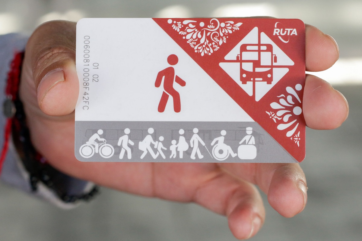 Tarjeta prepago de la Línea Metropolitana será compatible con las tres de RUTA 1 Tarjeta prepago de la Línea Metropolitana será compatible con las tres de RUTA
