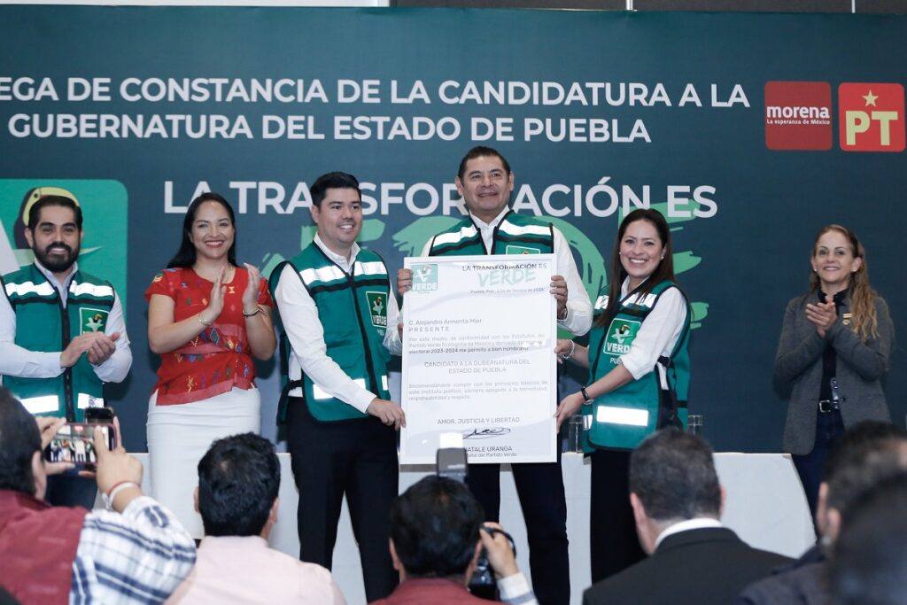 alejandro armenta candidato partido verde puebla 2024
