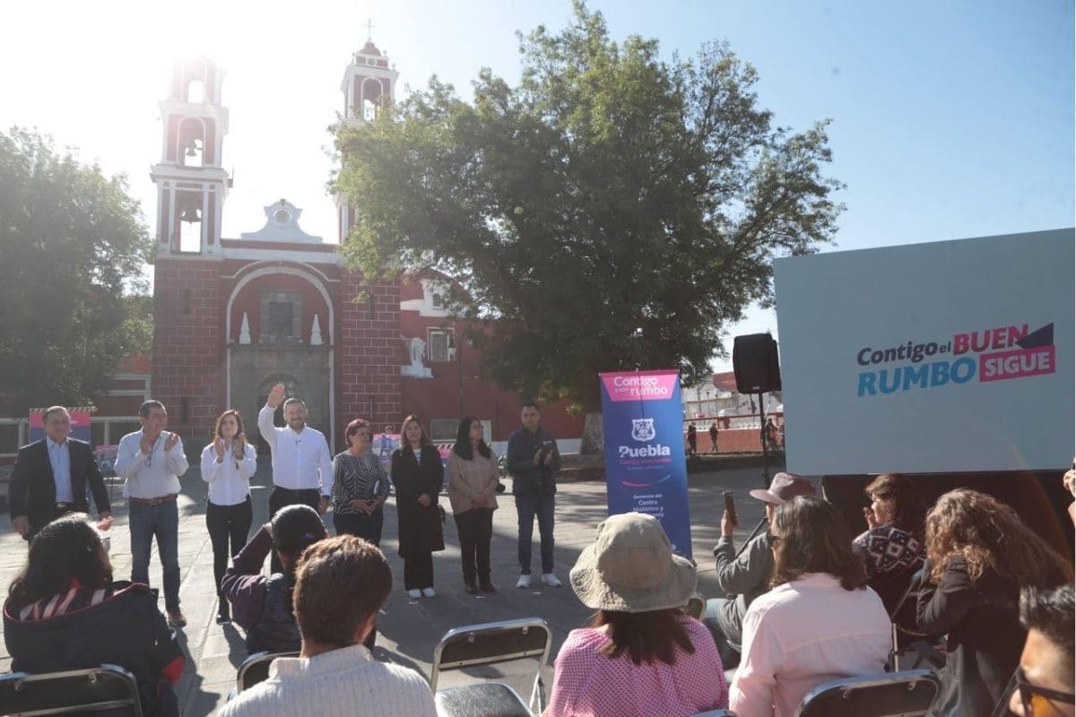 Entrega ayuntamiento de Puebla trabajos de mejoramiento en Analco 1 ayuntamiento de Puebla entrega mejoramiento de Analco