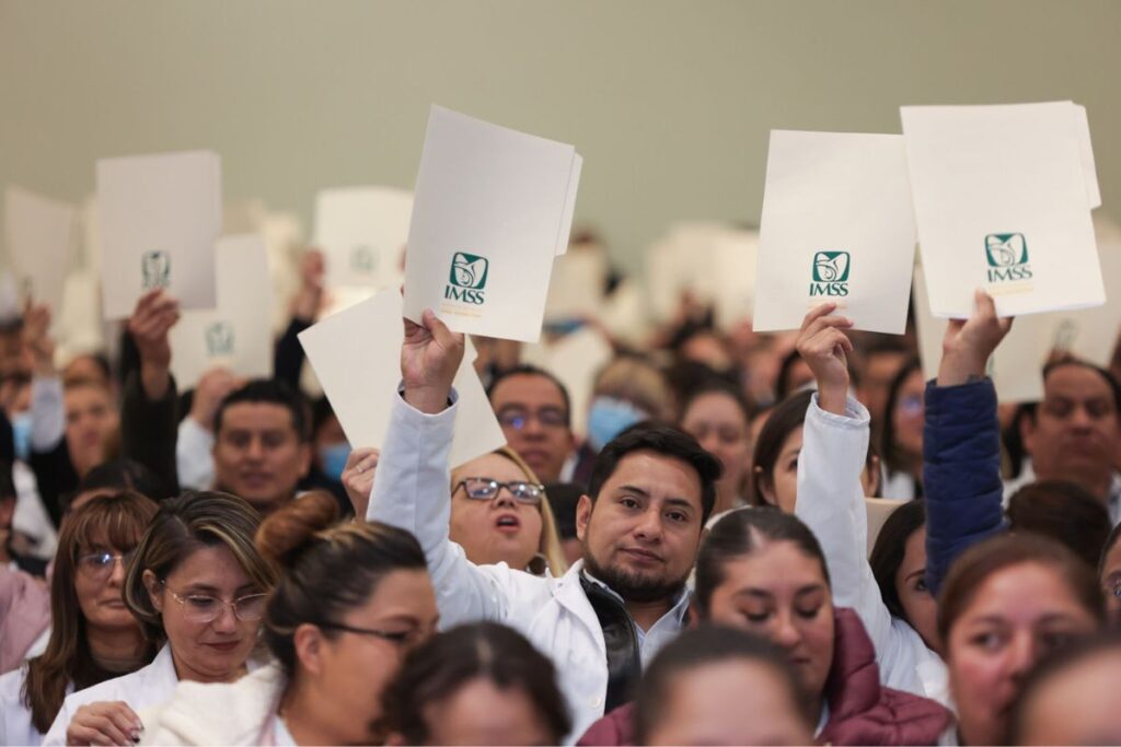 basifican trabajadores del IMSS-Bienestar Puebla