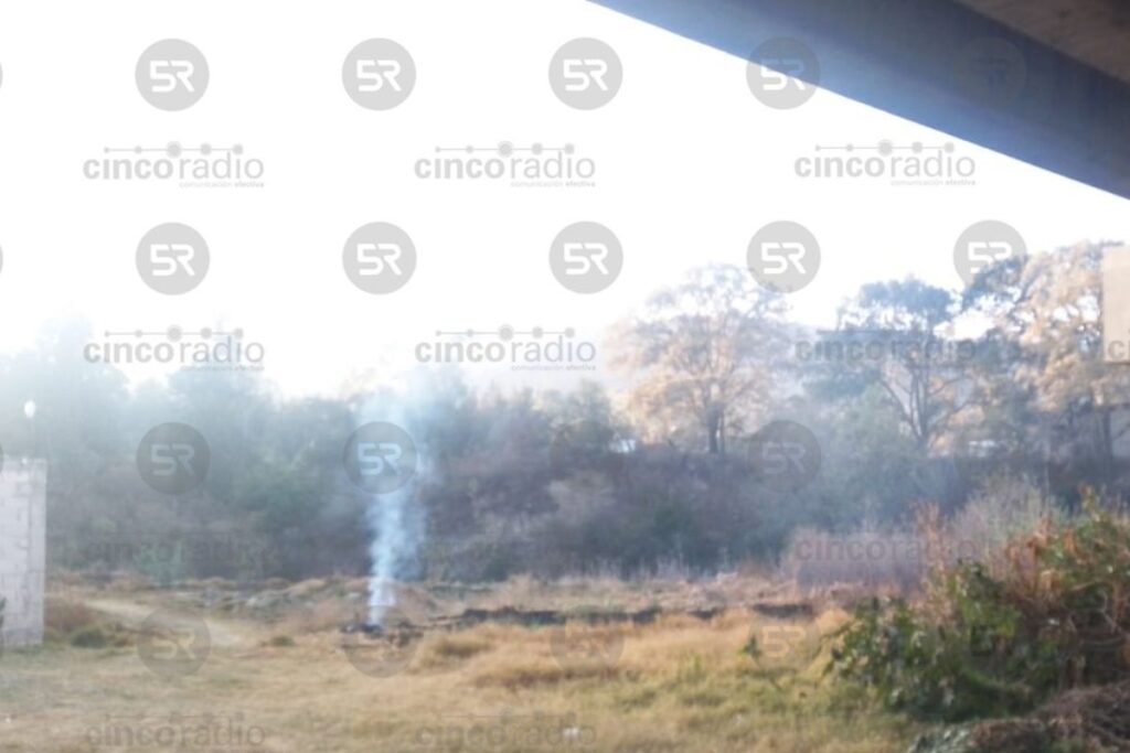 cadáver calcinado en Flor del Bosque