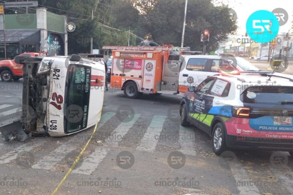 choque ruta 21 en Huexotitla