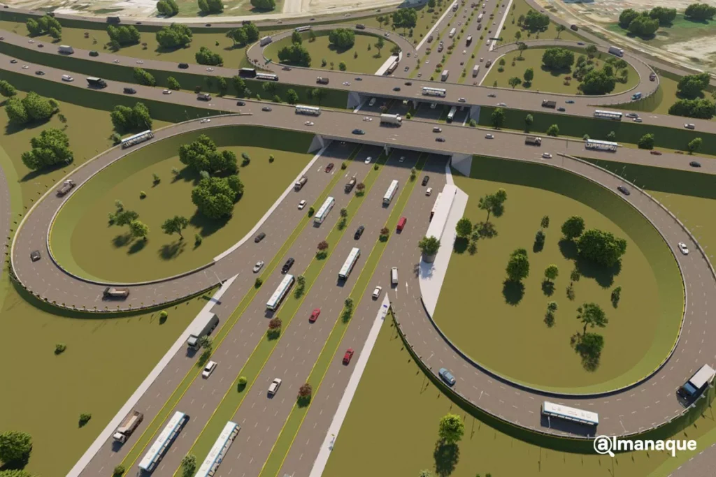 distribuidor vial atlixcayotl render 3