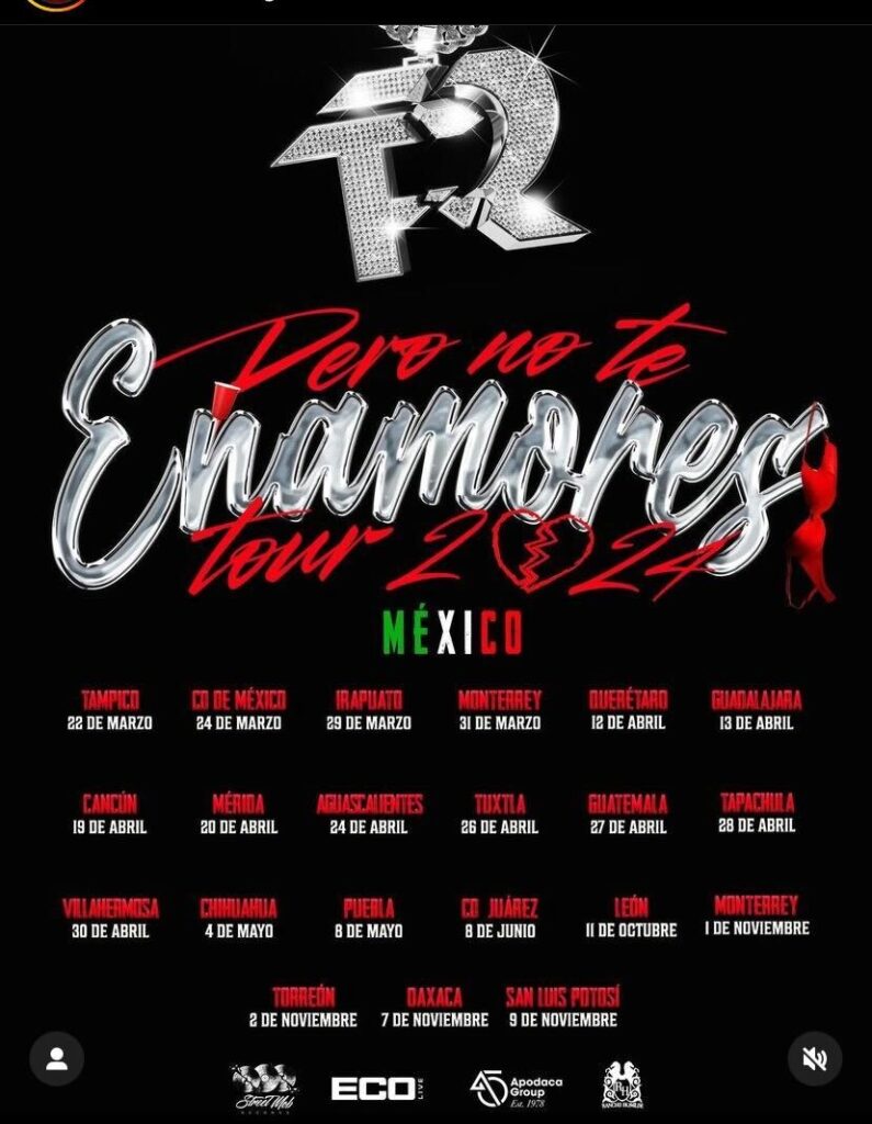 fuerza regida tour 2024 puebla