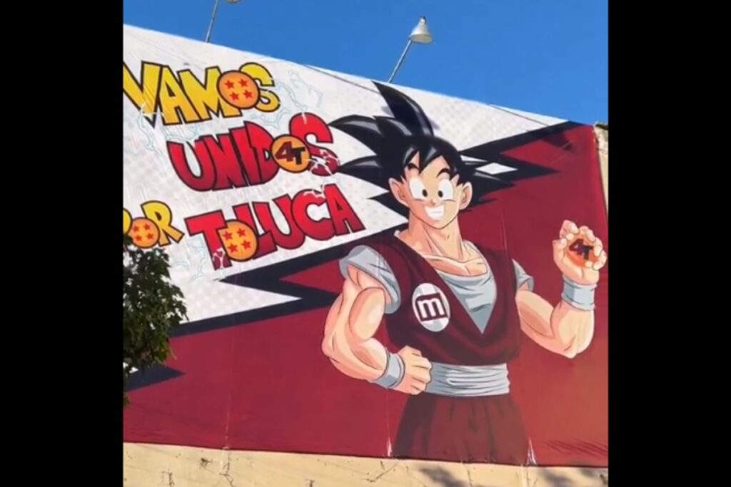 Morena usa imagen de Gokú