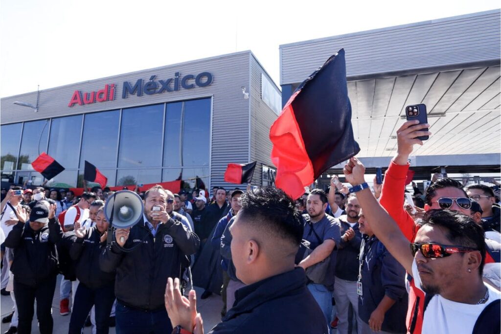 huelga en Audi tira producción de enero 2024