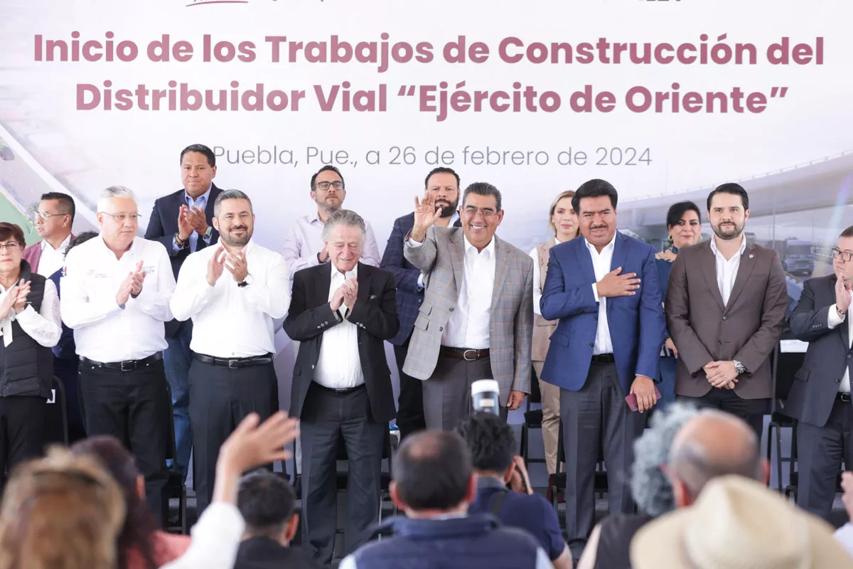 inauguracion Distribuidor Vial Ejercito de Oriente gobernador de Puebla Sergio Salomon 7