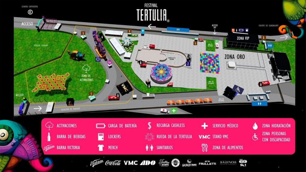 mapa ubicaciones Festival Tertulia