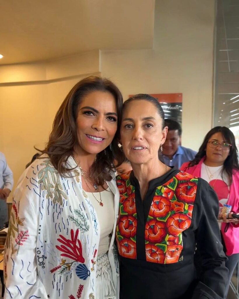 olivia salomon con claudia sheinbaum