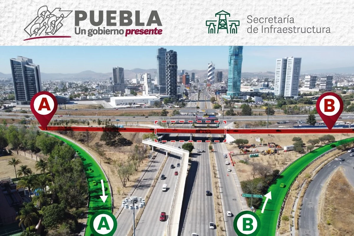 Así serán los cierres en la Atlixcáyotl y Periférico por la construcción del nuevo distribuidor 1 Así serán los cierres en la Atlixcáyotl y Periférico por la construcción del nuevo distribuidor